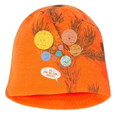 Pluto Planet Funny Solar System Gift Pluto Never Forget Gift Kati - Camo Knit Beanie