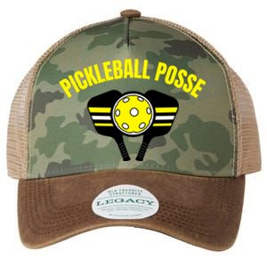 Pickleball Posse Funny Pickleball Quote Pickleball Lovers Legacy Tie Dye Trucker Hat