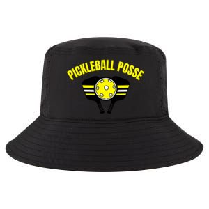 Pickleball Posse Funny Pickleball Quote Pickleball Lovers Cool Comfort Performance Bucket Hat