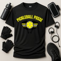 Pickleball Posse Funny Pickleball Quote Pickleball Lovers Cooling Performance Crew T-Shirt