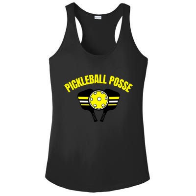 Pickleball Posse Funny Pickleball Quote Pickleball Lovers Ladies PosiCharge Competitor Racerback Tank