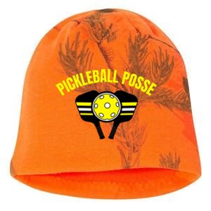 Pickleball Posse Funny Pickleball Quote Pickleball Lovers Kati - Camo Knit Beanie