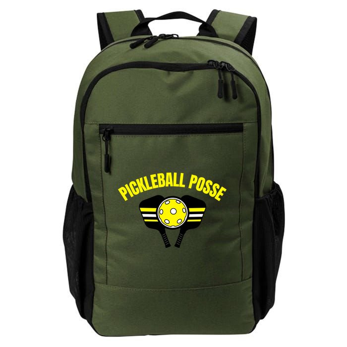 Pickleball Posse Funny Pickleball Quote Pickleball Lovers Backpack