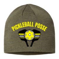 Pickleball Posse Funny Pickleball Quote Pickleball Lovers Sustainable Beanie