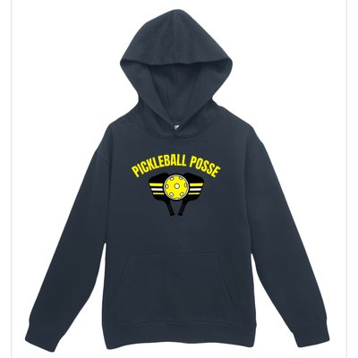 Pickleball Posse Funny Pickleball Quote Pickleball Lovers Urban Pullover Hoodie