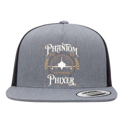 Phantom Phixer F4 Phantom Aircraft Maintainer Veteran Flat Bill Trucker Hat