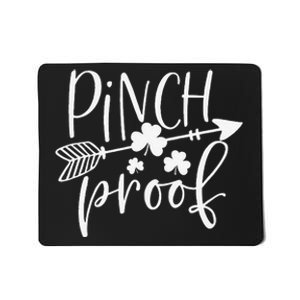 Pinch Proof Funny Cute Shamrock Saint St. Patrick's Day Mousepad