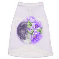 Purple Peonies Flowers Full Moon Doggie Tank