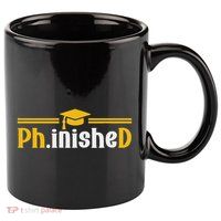 Phd Phinished Funny Phd Graduation 2024 11oz C Handle Ceramic Mug