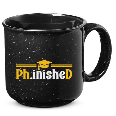 Phd Phinished Funny Phd Graduation 2024 15oz Campfire Ceramic Mug