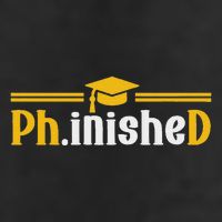 Phd Phinished Funny Phd Graduation 2024 Golf Towel