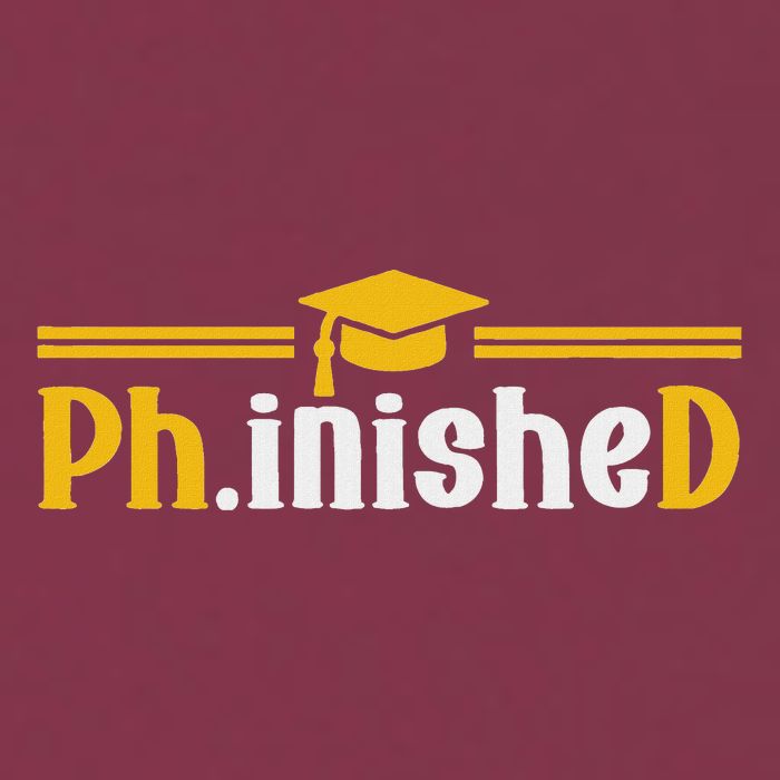 Phd Phinished Funny Phd Graduation 2024 16oz Travel Tumbler