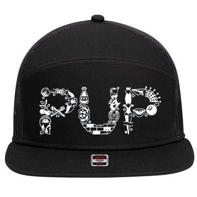 Puptheband Pup Flash 7 Panel Mesh Trucker Snapback Hat