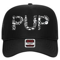 Puptheband Pup Flash High Crown Mesh Back Trucker Hat