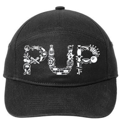 Puptheband Pup Flash 7-Panel Snapback Hat