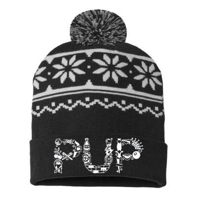 Puptheband Pup Flash USA-Made Snowflake Beanie