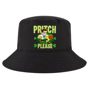 Pritch Please Funny Basketball Cartoon Art St PatrickS Day Cool Comfort Performance Bucket Hat