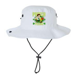 Pritch Please Funny Basketball Cartoon Art St PatrickS Day Legacy Cool Fit Booney Bucket Hat