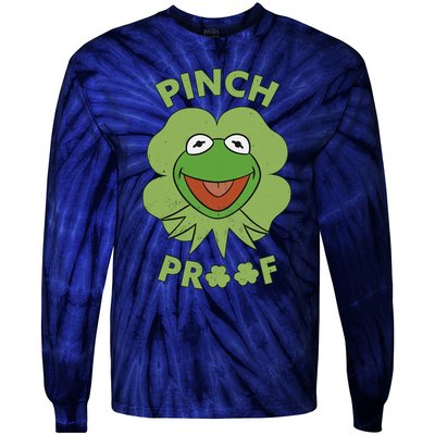 Pinch Proof Funny Frog Tie-Dye Long Sleeve Shirt