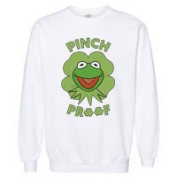 Pinch Proof Funny Frog Garment-Dyed Sweatshirt