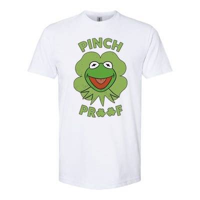 Pinch Proof Funny Frog Softstyle CVC T-Shirt