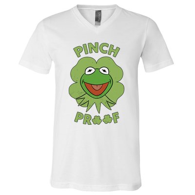 Pinch Proof Funny Frog V-Neck T-Shirt