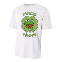 Pinch Proof Funny Frog Performance Sprint T-Shirt