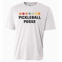 Pickleball Posse Funny Pickleball Quote For Pickeball Lovers Cooling Performance Crew T-Shirt