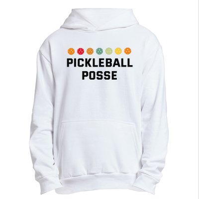 Pickleball Posse Funny Pickleball Quote For Pickeball Lovers Urban Pullover Hoodie