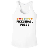 Pickleball Posse Funny Pickleball Quote For Pickeball Lovers Ladies PosiCharge Competitor Racerback Tank