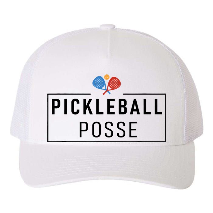 Pickleball Posse Funny Pickleball Quote For Pickeball Lovers Yupoong Adult 5-Panel Trucker Hat