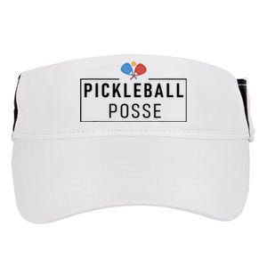 Pickleball Posse Funny Pickleball Quote For Pickeball Lovers Adult Drive Performance Visor