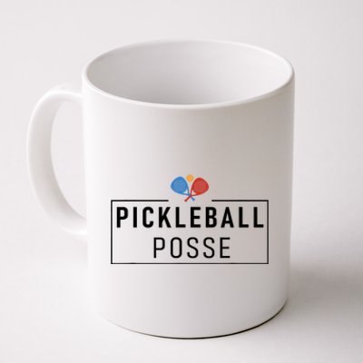 Pickleball Posse Funny Pickleball Quote For Pickeball Lovers Coffee Mug