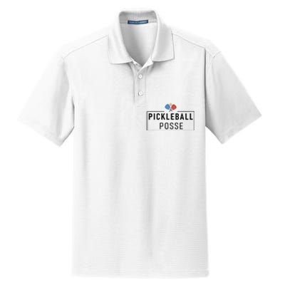 Pickleball Posse Funny Pickleball Quote For Pickeball Lovers Dry Zone Grid Polo