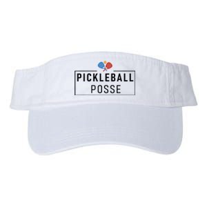 Pickleball Posse Funny Pickleball Quote For Pickeball Lovers Valucap Bio-Washed Visor