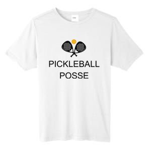 Pickleball Posse Funny Pickleball Quote For Pickeball Lovers Tall Fusion ChromaSoft Performance T-Shirt