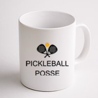 Pickleball Posse Funny Pickleball Quote For Pickeball Lovers Coffee Mug