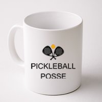 Pickleball Posse Funny Pickleball Quote For Pickeball Lovers Coffee Mug