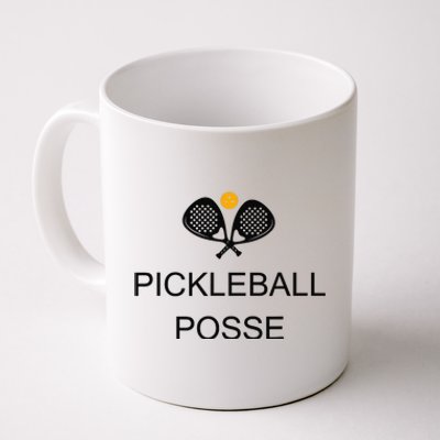 Pickleball Posse Funny Pickleball Quote For Pickeball Lovers Coffee Mug