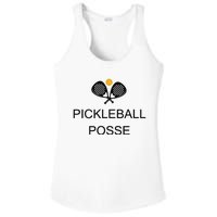 Pickleball Posse Funny Pickleball Quote For Pickeball Lovers Ladies PosiCharge Competitor Racerback Tank