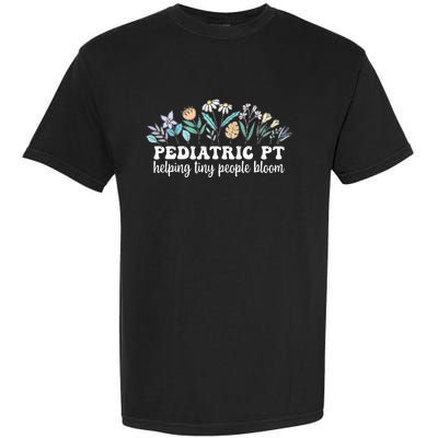 Pediatric PT Flowers Pediatric Physical Therapy Garment-Dyed Heavyweight T-Shirt