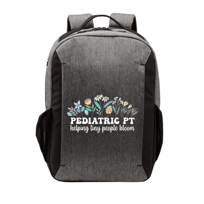 Pediatric PT Flowers Pediatric Physical Therapy Vector Backpack
