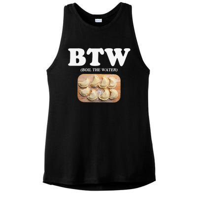 Pierogi Polish Food Ladies PosiCharge Tri-Blend Wicking Tank