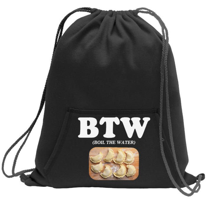 Pierogi Polish Food Sweatshirt Cinch Pack Bag