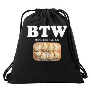 Pierogi Polish Food Drawstring Bag