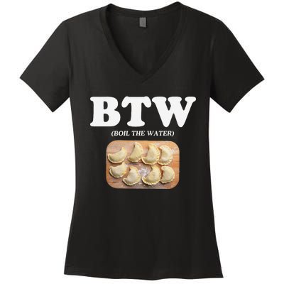 Pierogi Polish Food Women's V-Neck T-Shirt