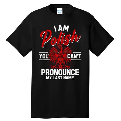 Polish Poland For Poland Polska Polin Eagle Krakow Tall T-Shirt