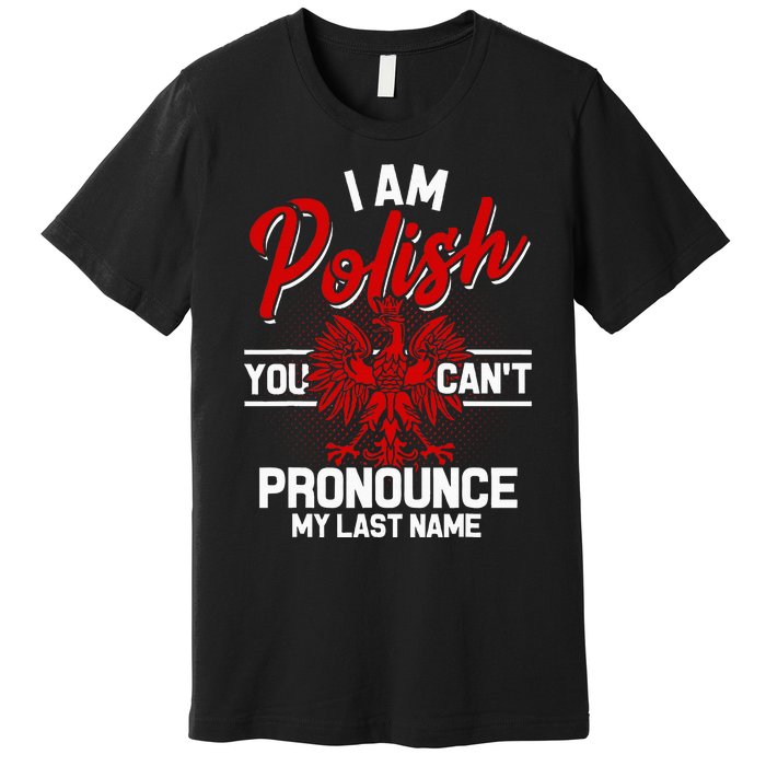 Polish Poland For Poland Polska Polin Eagle Krakow Premium T-Shirt