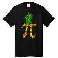 Pineapple Pi Funny Pi Day Pi Neapple Pi Tall T-Shirt