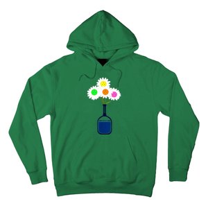 Pretty Pickleball Flowers In Paddle Vase Gift Ideas For Pickleball Fans Hoodie